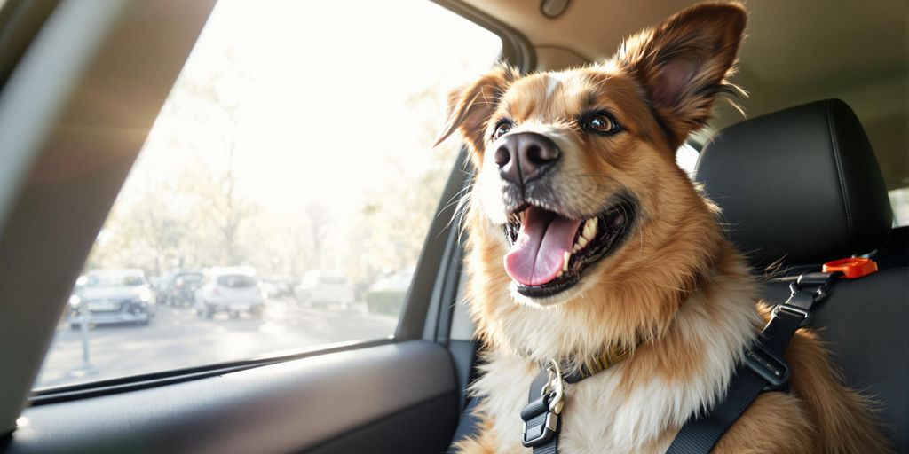 Viagem de carro com pets