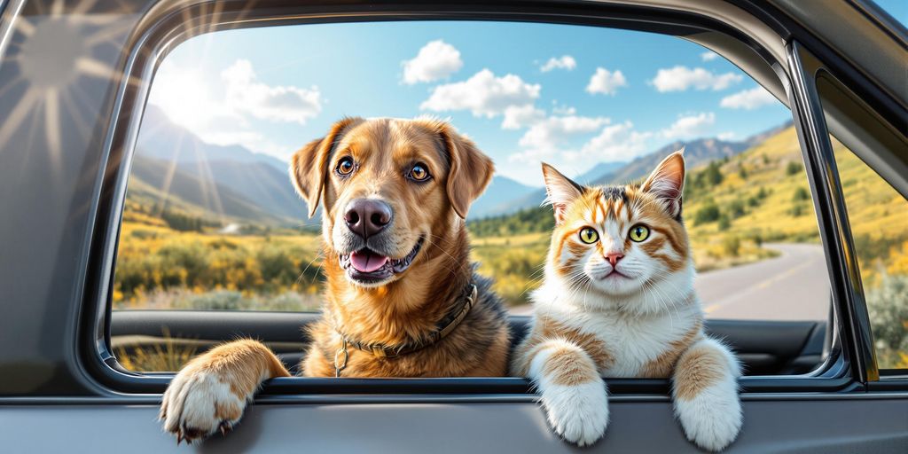 Viajar de carro com pets