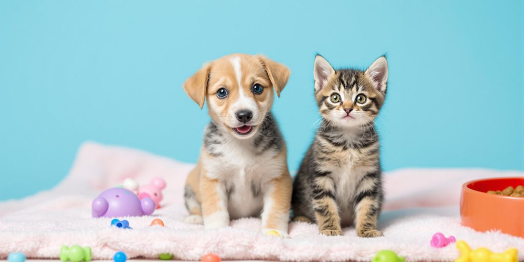 filhotes de cães e gatos