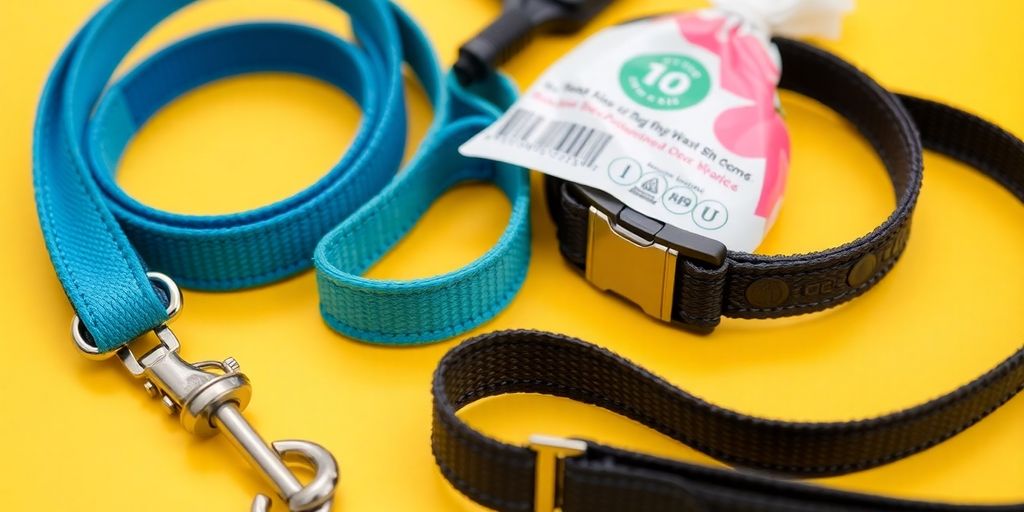 Acessórios essenciais para passear com cachorro.