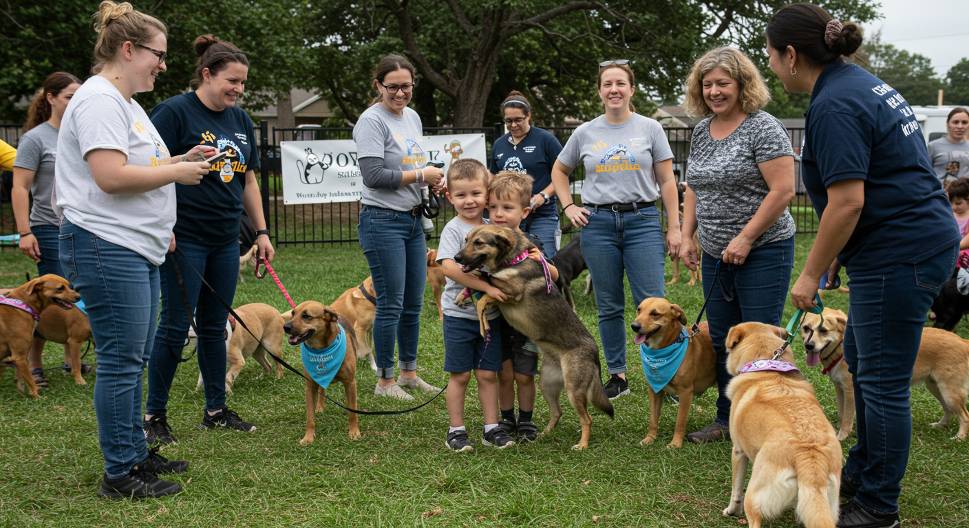adoção de cães de rua