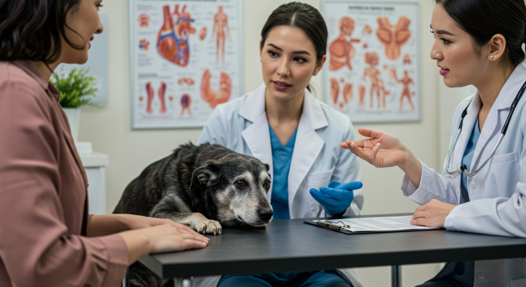 saúde de cães idosos