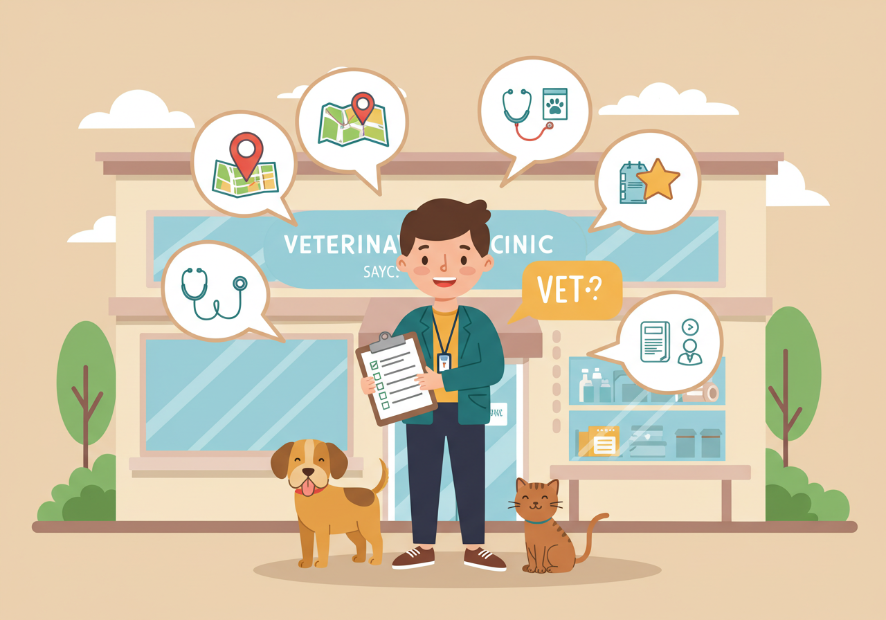escolher um veterinário