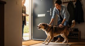 Cachorro rosna para visitas: O que significa e como lidar com esse comportamento?